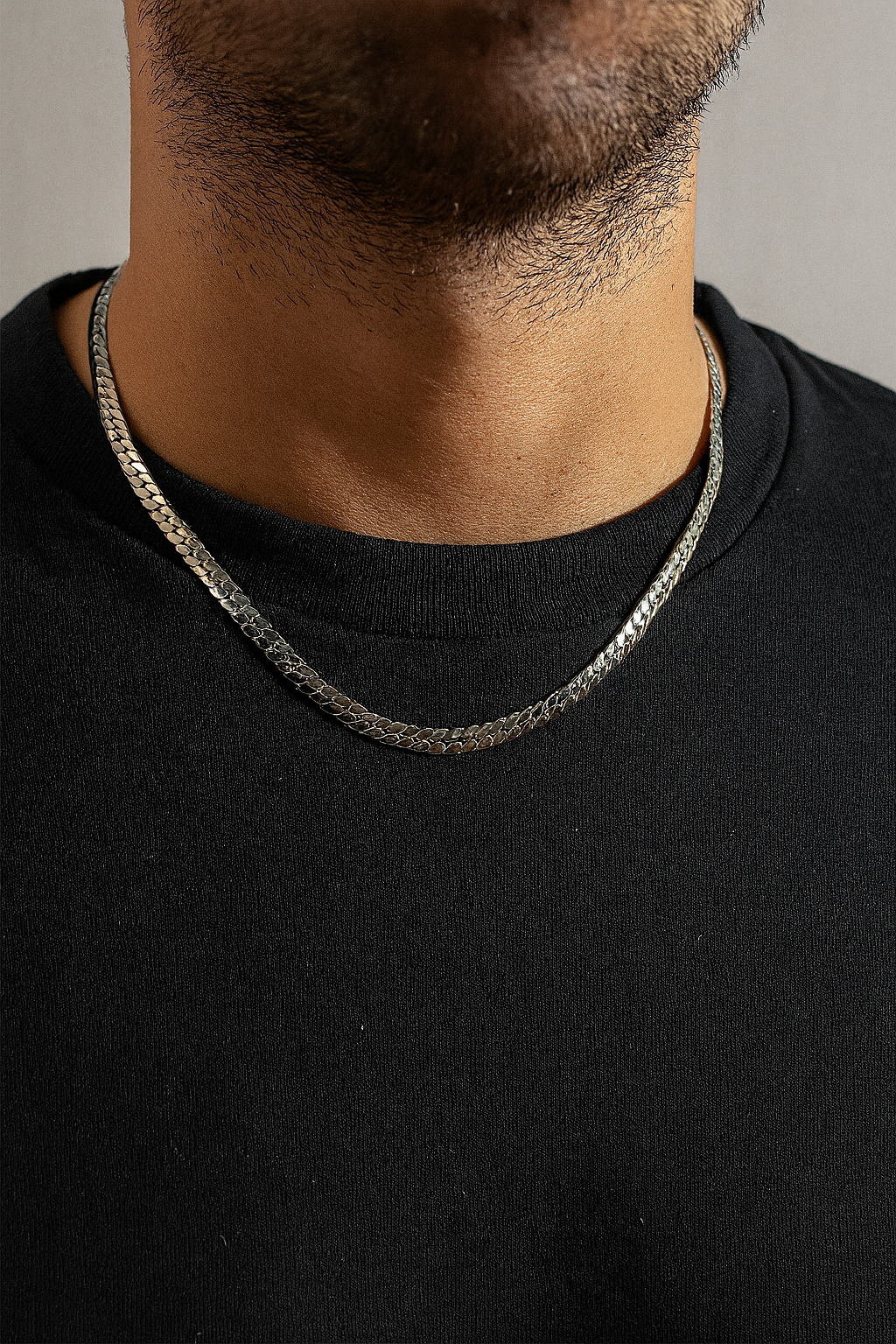 Herrenkette aus Edelstahl